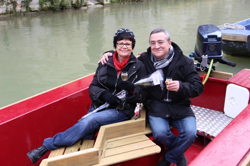 Balade en barque spéciale Saint-Valentin