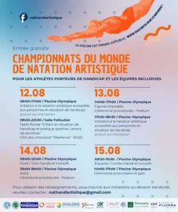 Programme Championnats Natation