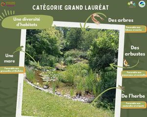 Lauréats Concours - Aménagement du Jardin favorisant la biodiversité