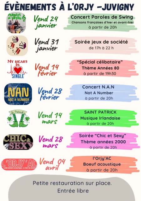 Brasserie l'Orjy : Soirée Jeux de Société