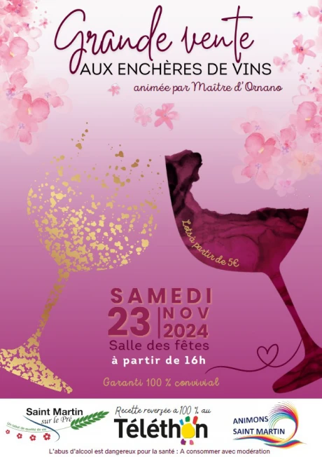 Grande Vente aux Enchères de Vins