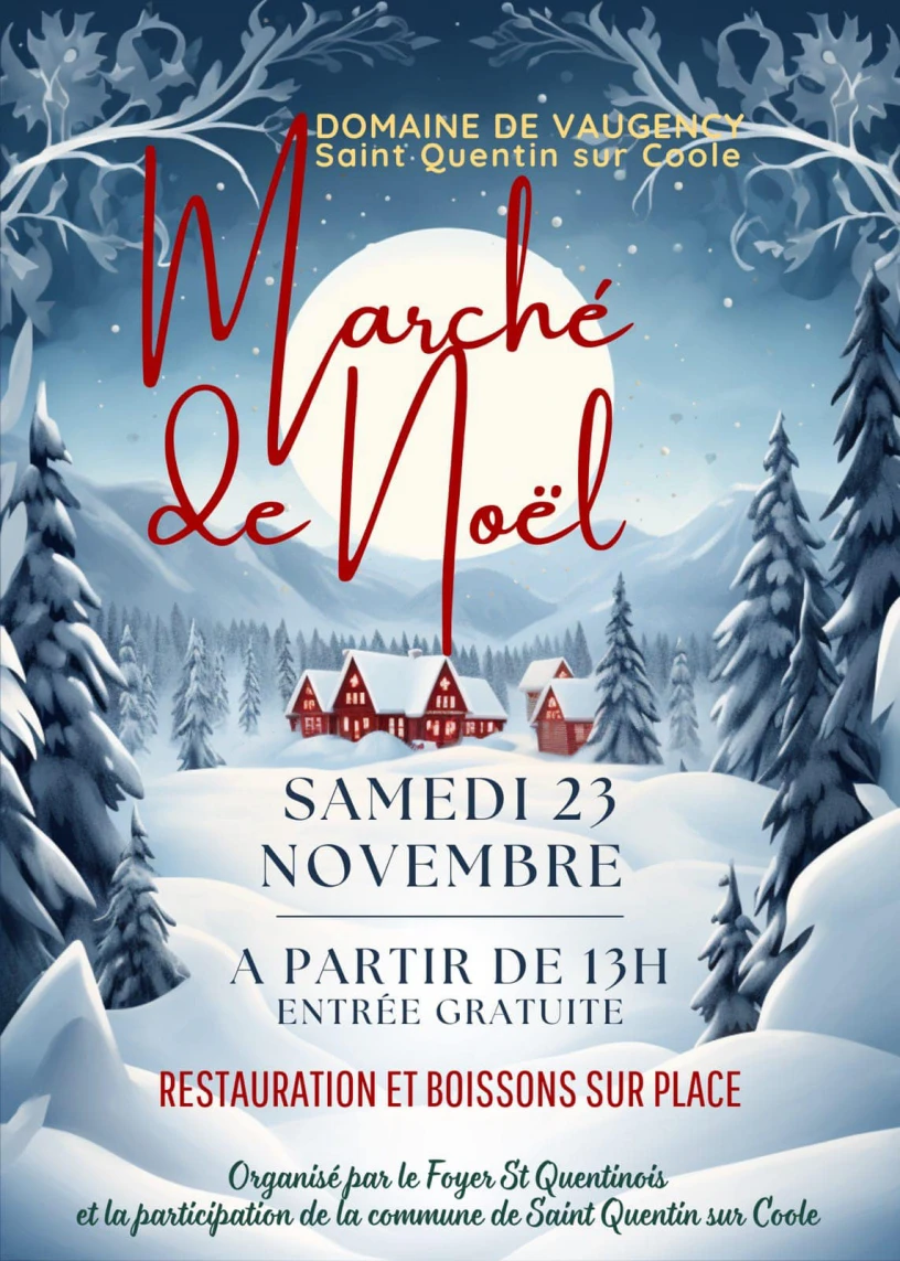 Marché de Noël à Saint-Quentin sur Coole